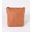 SCHULTERTASCHE Riegel, papaya, Rindsleder 22x7,5xH24cm