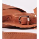 SCHULTERTASCHE Riegel, papaya, Rindsleder 22x7,5xH24cm