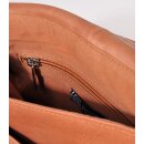 SCHULTERTASCHE Riegel, papaya, Rindsleder 22x7,5xH24cm