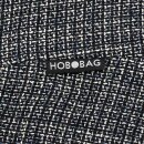 Tasche HOBOBAG Haze, schwarz-weis gewebt, Wollmix