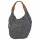 Tasche HOBOBAG Haze, schwarz-weis gewebt, Wollmix