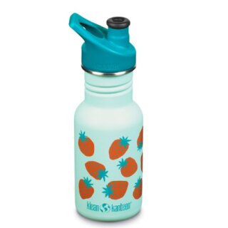 Edelstahlflasche KID KANTEEN 355ml - Blue Tint Strawberries