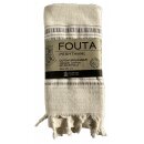 Fouta DOLCE moonstone,  90*170 cm, Bio-BW