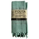 Fouta DOLCE jade,  90*170 cm, Bio-BW