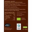 Tartufi Espresso, Cacao 60%, bio°, handgemachte Schokoladentrüffel, einzeln verpackt, 125g, vegan