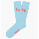 Ribbed Flamingo Socken