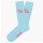 Ribbed Flamingo Socken