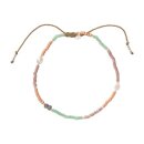 Sunrise Labradorite silberfarbig Fußkettchen