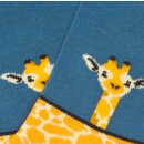Kindersocken Giraffe 26-30 blau