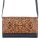 Abendtasche Shanti INDIRA dark camel, Ziegen-/ Rindsledermix