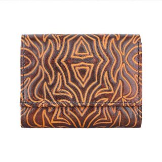 Borse Pocket INDIRA dark camel, Ziegen-/ Rindsledermix