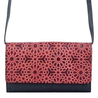 Abendtasche Shanti MAHAL rotbraun, Ziegen-/ Rindsledermix