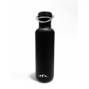 Edelstahlflasche KANTEEN Classic Loop Cap  800ml Black mit großem Bergmotiv