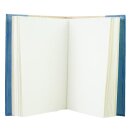 Notizbuch M DSCHUNGEL blau nachfullbar, Leder