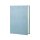 Notizbuch M ORNAMENTAL blau nachfullbar , Leder