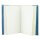 Notizbuch M ORNAMENTAL blau nachfullbar , Leder