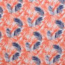 Schal ORANGE PALMS 180x100cm, Bio-Baumwolle