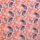 Schal ORANGE PALMS 180x100cm, Bio-Baumwolle