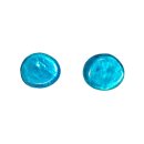 Ohrstecker mini, blau, Capiz