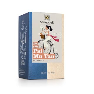 Die edle Pai Mu Tan Tee bio 18 g, Doppelkammerbeutel