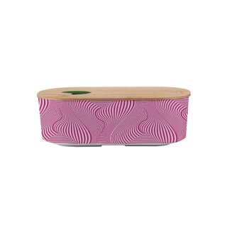 Bioloco plant lunchbox oval - magentaverse