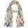 Schal 200x70, WILDFLOWER pastell, Modal-Baumwolle