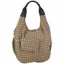 Tasche HOBOBAG Highlands, grun-magenta, Wollmix