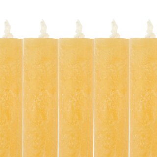 Stabkerze 12cm FROSTED honey, Kapula