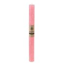 Stabkerze 23cm FROSTED zartpink, Kapula
