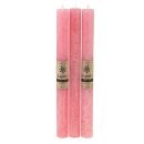 Stabkerze 23cm FROSTED zartpink, Kapula