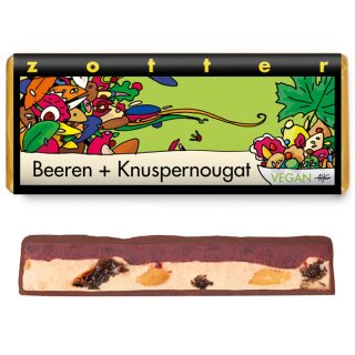 Beeren + Knuspernougat