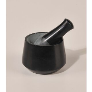 MÖRSER schwarz, Palewastein, dm8xH7,5cm