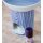 DUFTLAMPE Streifen fein, Keramik, dm8,5xH10,5+dm14xH4cm
