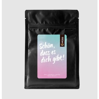 Caroma Mini Kaffee "Schön dass es dich gibt!"