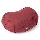 Zafu-Meditationskissen SIDDHA Halbmond Bordeaux