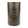 Windlicht 13x23cm STARLIGHT schwarz-gold