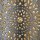 Windlicht 13x23cm STARLIGHT schwarz-gold