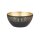 Lichtschale SPOT, 11x5cm, schwarz-gold, Eisenblech
