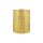 Windlicht 8x10cm LEAVES gold-gold, Eisenblech