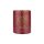 Windlicht 8x10cm STARLIGHT rot-gold, Eisenblech