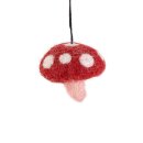 Baumschmuck Fliegenpilz, Wollfilz