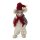 Maus Boy grau mit Schal, 12 cm