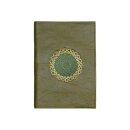 Notizbuch MANDALA M olivgrun nachfullbar, Leder