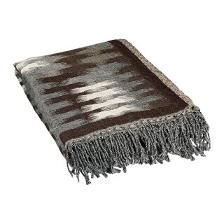 Wolldecke Plaid 200x140 BEAM, natur-braun, 100%Wolle