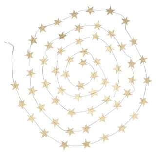 Girlande Ministerne 300cm gold, Papierdeko