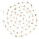 Girlande Ministerne 300cm gold, Papierdeko