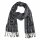 Schal PAISLEY navy-dunkelblau, 165x35cm, 100 % Wolle