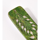 RÄUCHERSTÄBCHENHALTER Pflanze, dunkelgrün, 25x4cm