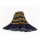 Yakwolle 240 x 120 cm blau grau ocker