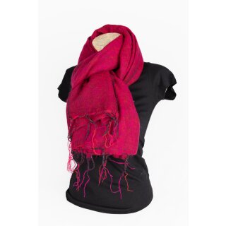 Yakwolle Schal 80x190cm pink